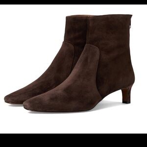 Madewell Dimes kitten heel boot in suede